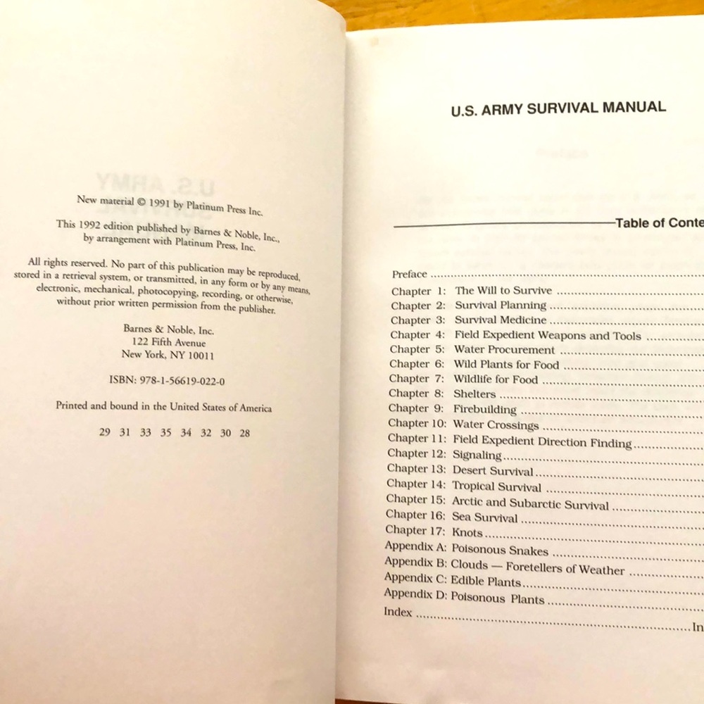 US Army Survival Manual FM21-76